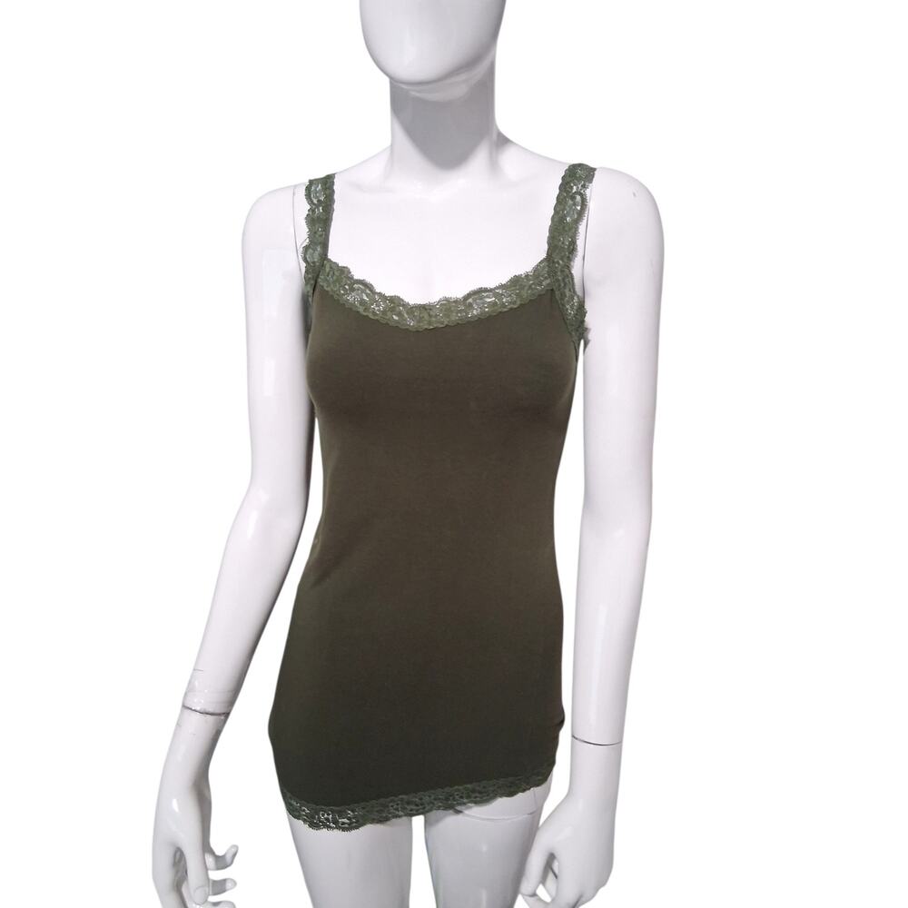 Y2K‎ Bozzolo Whimsigoth fairygrunge Womens Small Lace Goblincore Grunge Tank Top